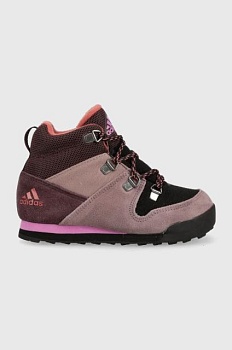 foto дитячі черевики adidas performance колір фіолетовий