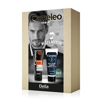 foto мужской набор для волос delia cameleo men (шампунь, 150 мл + гель для волос, 200 мл)