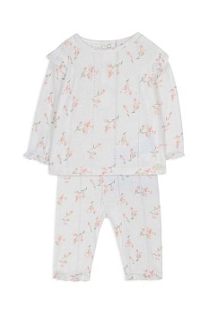 foto детская хлопковая пижама tartine et chocolat цвет бежевый узор